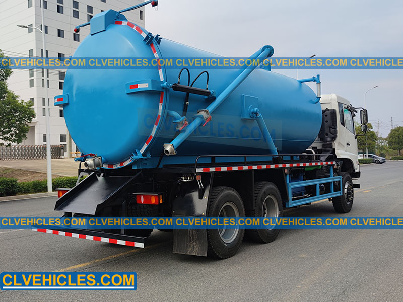 6x6 sewer vacuum truck