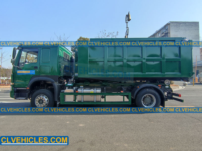 Unloading Garbage Truck