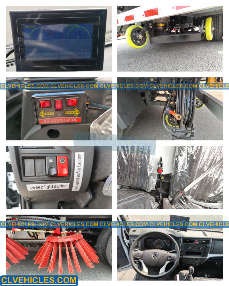 DFAC road sweeper truck