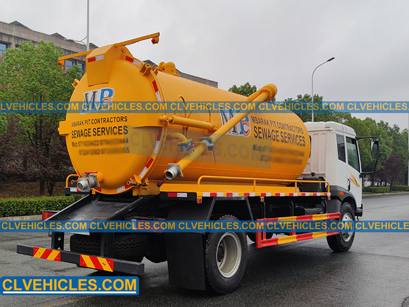10CBM vacuum tank truck 10CBM vacuum tank truck