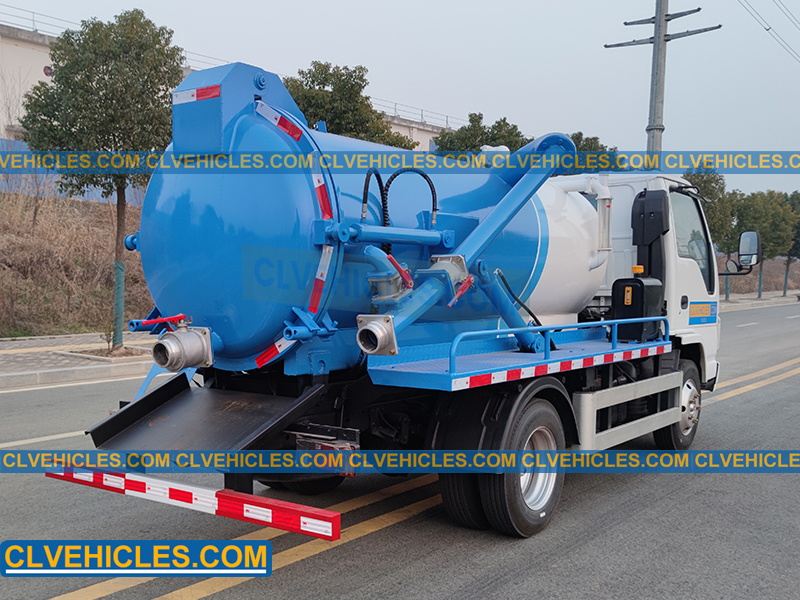 3CBM sewage tank truck