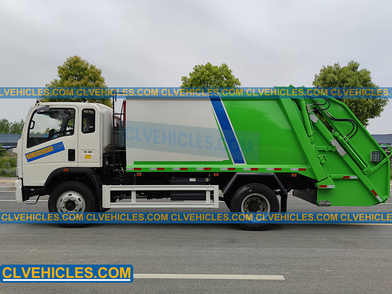 rear load garbage truck