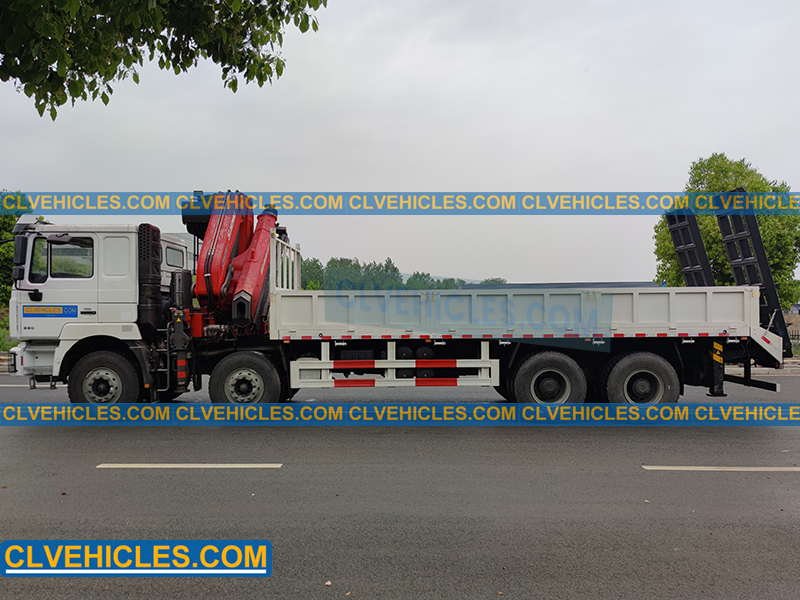 truck with 18ton crane