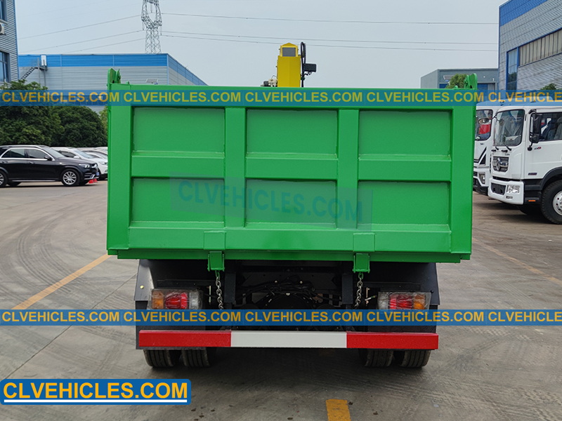ISUZU tipper truck with crane